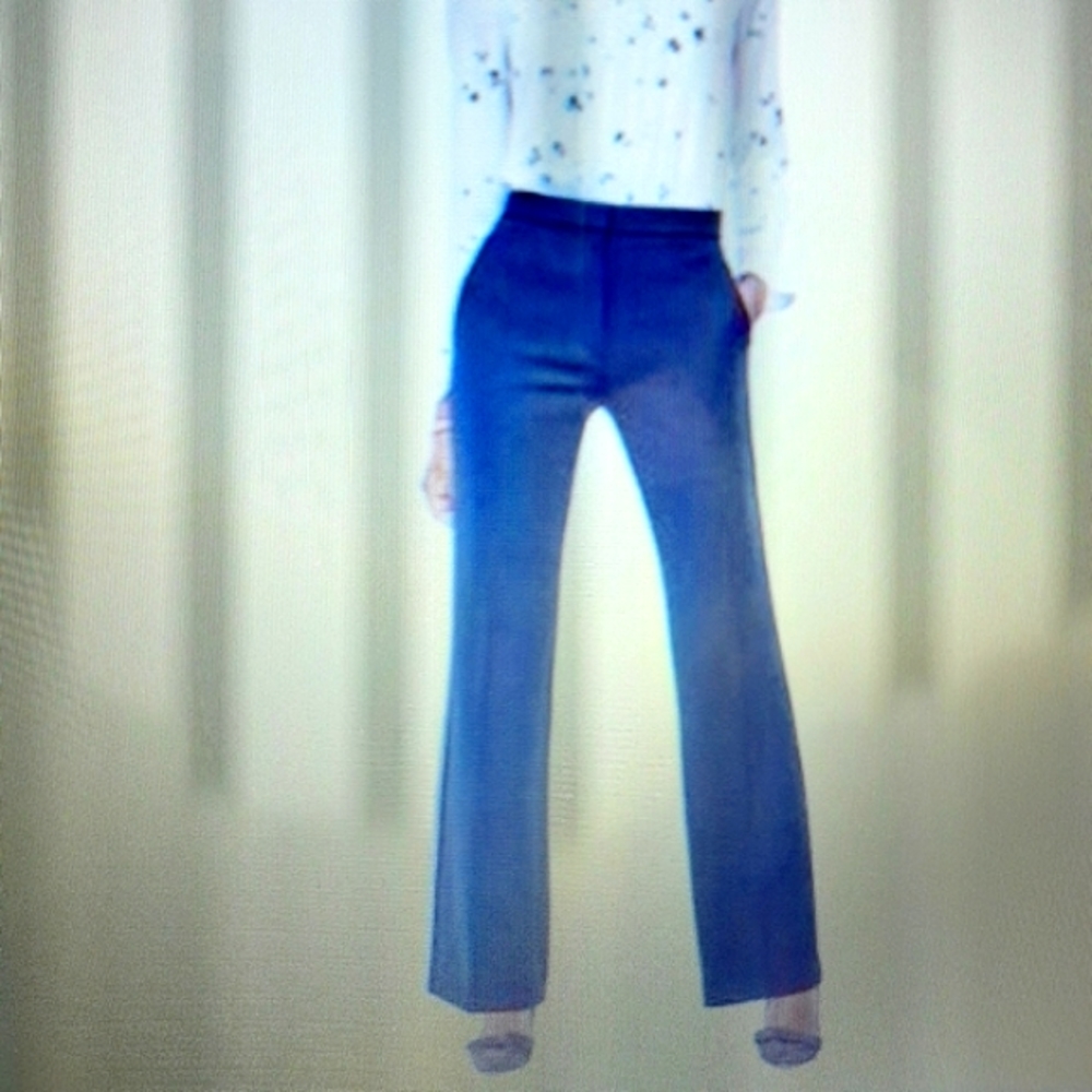 Ann Taylor Flare Leg Trousers Size 8 Tall
